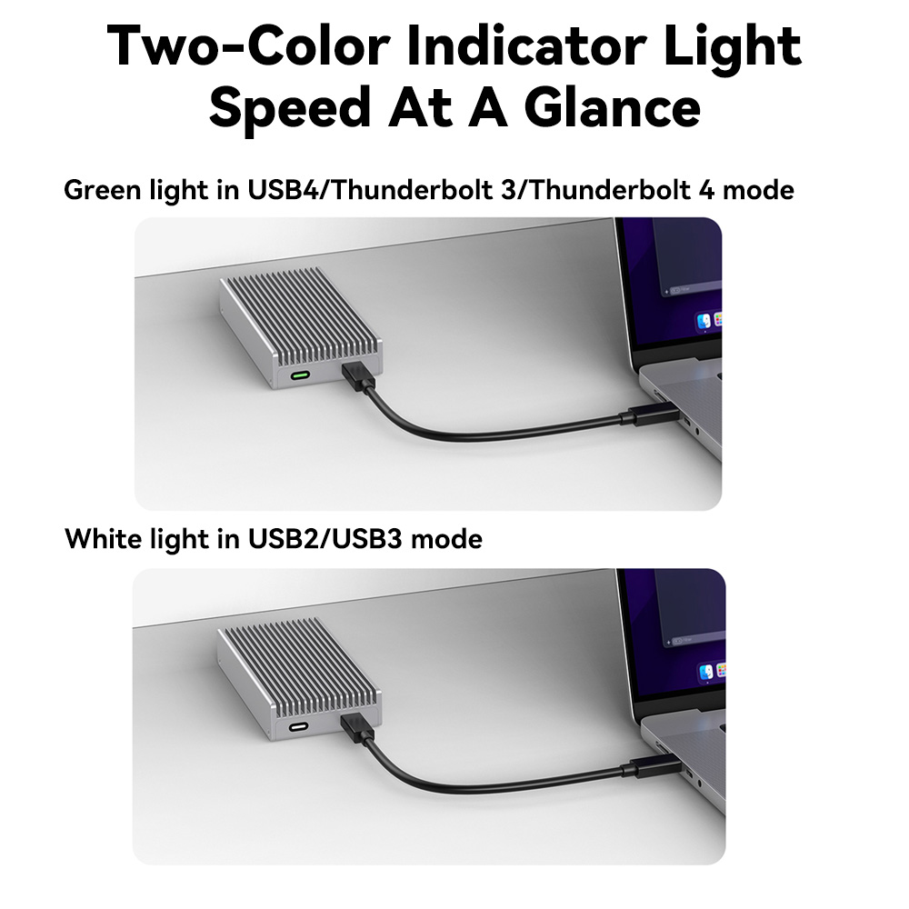 Fanless 40Gbps USB4 Thunderbol - đánh giá và giá Usb4 40Gbps External Ssd 8Tb