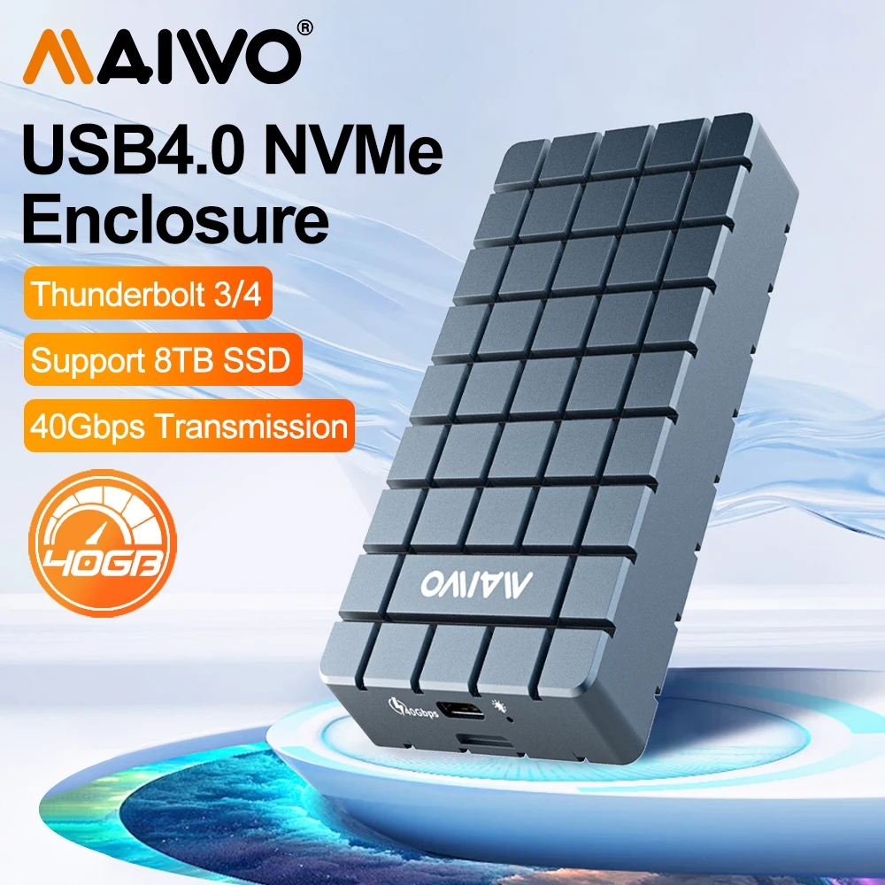 MAIWO USB 4.0 40Gbps M.2 NVMe  - đánh giá và giá Usb4 40Gbps External Ssd 8Tb