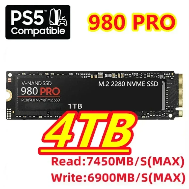 Original 980 PRO M.2 2280 NVMe - đánh giá và giá Pcie 4.0 4Tb 2280 Ssd 7450Mbps