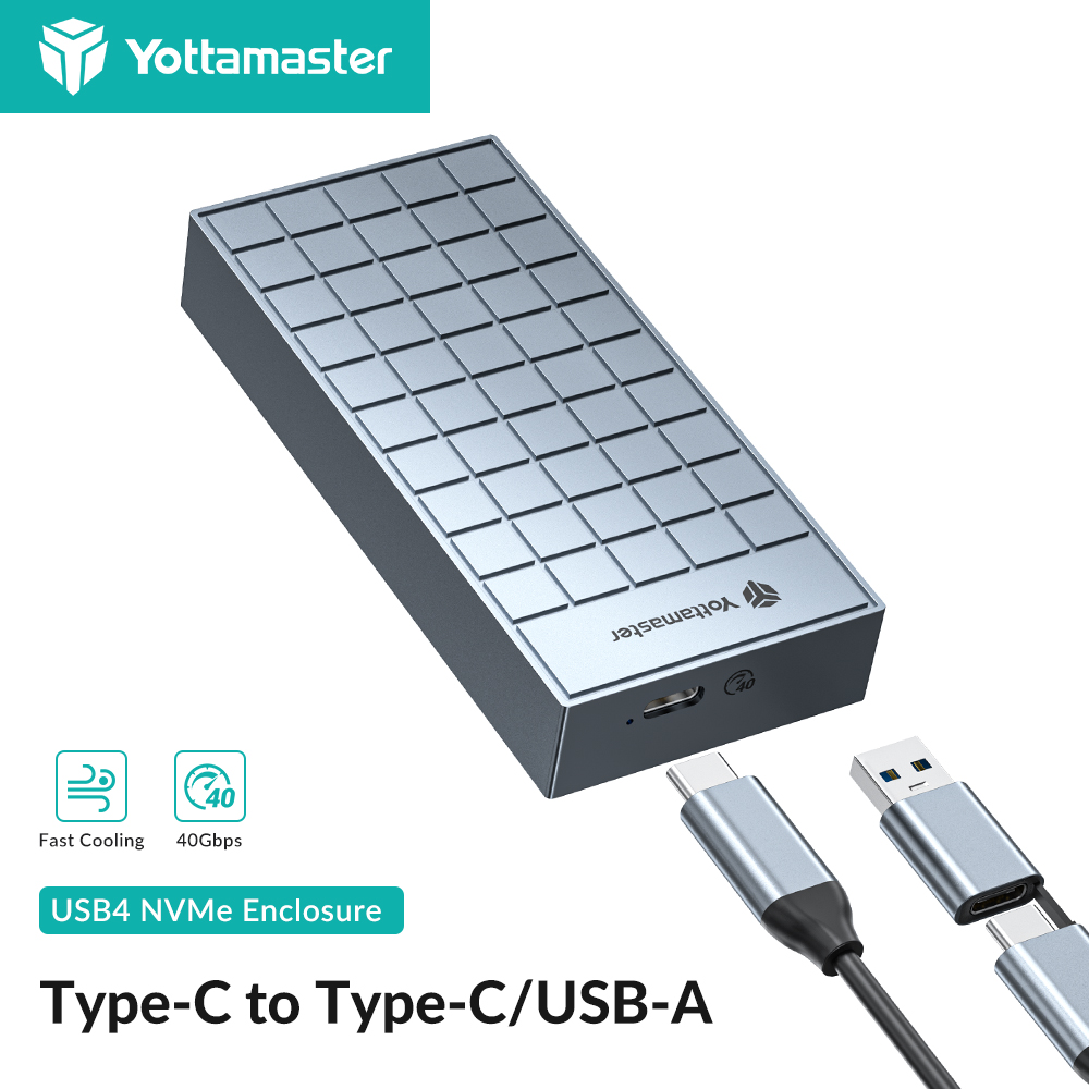 Yottamaster 40Gbps M.2 NVMe SS - đánh giá và giá Thunderbolt 4 External Ssd 4Tb